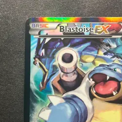 Blastoise EX XY122 Full Art Holo Rare Pokemon Card Black Star Promo LP - Image 3