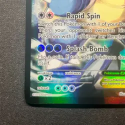 Blastoise EX XY122 Full Art Holo Rare Pokemon Card Black Star Promo LP - Image 4