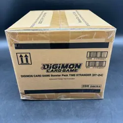 DIGIMON CARD GAME: Time Stranger Booster Box BT24 English 12 Box Sealed Case - Image 1