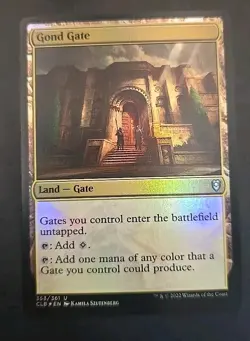 Gond Gate Commander Legends: Battle for Baldur's Gate MTG Foil Lightly Played - Image 1
