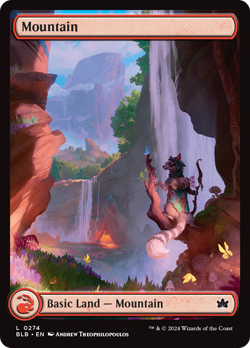Mountain (0274) [Bloomburrow] Magic MTG - Image 1