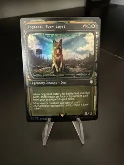 Dogmeat, Ever Loyal (Showcase) Universes Beyond: Fallout Foil Near Mint MTG - Image 1