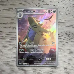 Pokemon Tyranitar Illustration Rare Holo Sv02: Paldea Evolved 222/193 180HP - Image 1