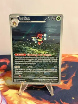 Pokemon TCG Ledian Illustration Rare SV07: Stellar Crown 144/142 NM - Image 2