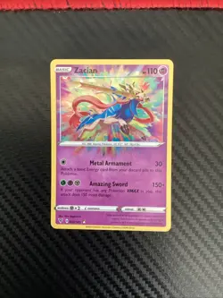 ZACIAN 082/185 VIVID VOLTAGE POKEMON (AMAZING RARE, NM) - Image 1