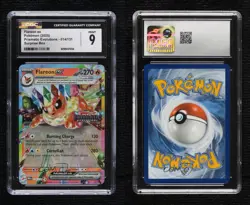 Flareon ex (Surprise Box Promo) Pokemon Prismatic Evolutions PRE CGC 9 Mint - Image 3