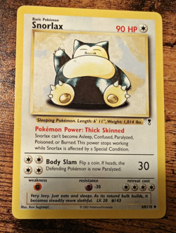 Pokemon Card - Snorlax Legendary Collection 64/110 Uncommon - Image 1