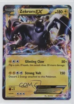 Zekrom EX Pokemon Black & White Legendary Treasures #52 - Image 1