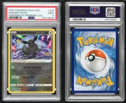 Radiant Eevee Pokemon Sword & Shield Black Star Promo PSA 9 MINT - Image 3