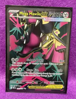 ✨Mega Mawile ex 162/132 Mega Evolution Full Art Holo Pokemon TCG✨ - Image 3