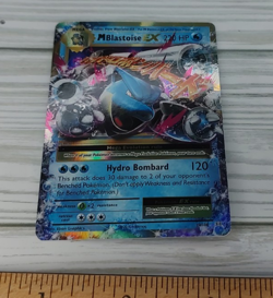 Pokemon M Blastoise EX 22/108 Evolutions Mega Full Art Ultra Rare Holo TCG - Image 1
