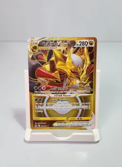Giratina VSTAR 212/196 Secret Rare Gold SWSH11: Lost Origin Pokemon - Image 1