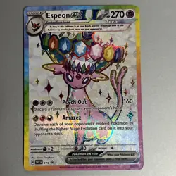 Pokemon Espeon ex SVP 175 Premium Figure Collection Black Star Promo English - Image 1
