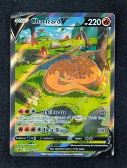 2022 Pokemon CHARIZARD V#SWSH260 Black Star Promo Ultra-Premium Coll. English - Image 1