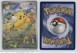 Pikachu (Paldea Adventure Chest) Holo Pokemon Scarlet & Violet Black Star Promo - Image 3