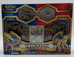 Pokemon TCG True Steel Zacian Premium Collection Box SEALED w/TEAM UP - Image 1