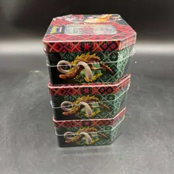 Lot of (3) Pokemon TCG Scarlet & Violet Paldean Fates Charizard ex Tins SEALED - Image 5