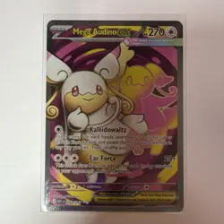 Pokemon Mega Audino EX Full Art Ultra Rare Holo XY 253/217 270 HP Ear Force - Image 1