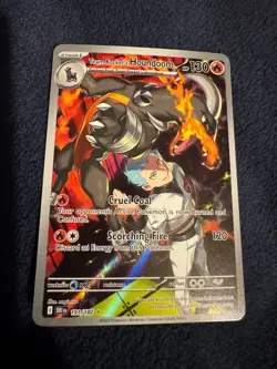 2025 Pokemon TCG - Team Rocket's Houndoom #191/182 S&V: Destined Rivals IR - NM - Image 1