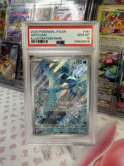 POKEMON ARTICUNO ILLUSTRATION RARE 161/159 SV09 JOURNEY TOGETHER PSA 10 GEM MT - Image 1
