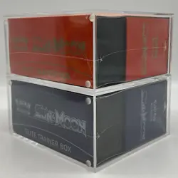 Lot of (2) Pokemon TCG Sun & Moon Elite Trainer Box ARTSET w/Acrylic - Image 4