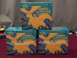 Pokemon TCG Ascended Heroes Elite Trainer Box ETB - Factory Sealed - Lot of 3 - Image 1