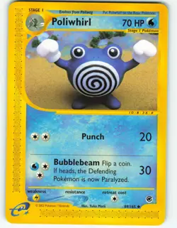 Poliwhirl - 89/165 Expedition Base Set - Pokemon TCG - 2002 - Image 1