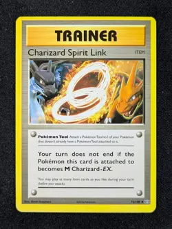 2016 Pokemon CHARIZARD SPIRIT LINK #75/108 Evolutions Uncommon English - Image 1