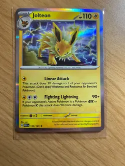 Jolteon 135/165 - SV: Scarlet & Violet 151 Holo - Pokemon TCG 2023 - Image 1