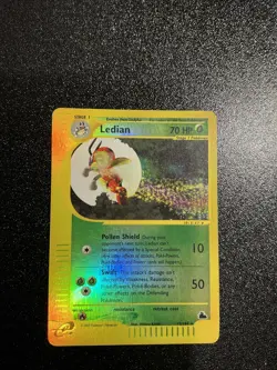 Pokemon TCG Ledian 15/144 2003 Reverse Holo LP condition - Image 1