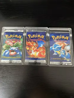 Pokemon Base Set Unlimited Booster Pack Art Set - Factory Sealed - Image 1