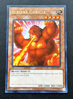Yugioh! Berserk Gorilla - Unlimited IOC-EN013 Rare (NM) 1996 - Image 1