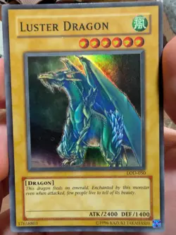 Yugioh - Luster Dragon LOD-050 Unlimited - Legacy of Darkness NM - Image 1