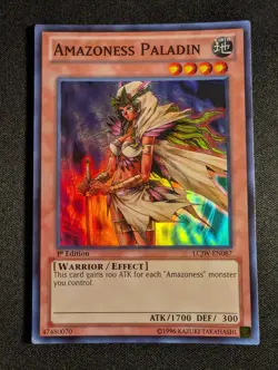 Yugioh - Amazonia Paladin LCJW-EN087 1st Edition Super Rare MP - Image 1