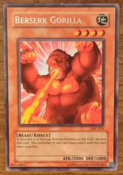 Yu-Gi-Oh! Berserk Gorilla IOC-013 Invasion Chaos Effect Beast 2000/1000 English - Image 1