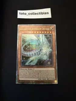 Galaxy-Eyes Afterglow Dragon Quarter Century Secret Rare NM RA01-EN017 Yu-Gi-Oh! - Image 1