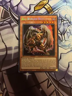 (MP24) Yugioh x1 Big-Winged Berfomet MP24-EN092 Prismatic Secret 1st NM - Image 1