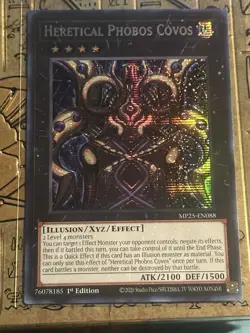 Yu-Gi-Oh! MP23 MP25 1st Edition Holo The Zombie Vampire Heretical Phobos Covos - Image 2
