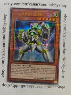 YuGiOh Galaxy Soldier RA04-EN219 Quarter Century Secret Rare - Image 1