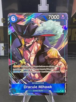 Dracule Mihawk (ALT ART) Emperors in the New World OP09-048 SR One Piece TCG - Image 1