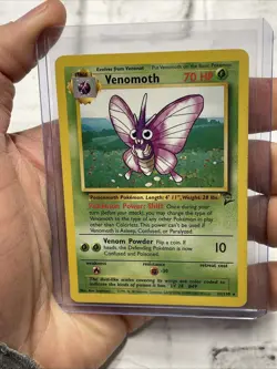 Pokemon Venomoth 31/130 Rare Base Set 2 Pokemon 2000 Vintage WOTC Card TCG MP - Image 1