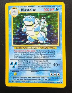 Blastoise 02/102 Holo - NM Flawless Front Holographic 1999 Vintage Pokemon Card - Image 1