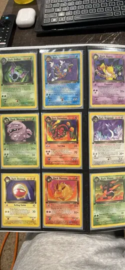 Vintage Pokemon Card Binder Collection Lot Wotc 1st Edition Team Rocket And More - Image 4