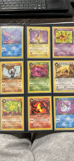 Vintage Pokemon Card Binder Collection Lot Wotc 1st Edition Team Rocket And More - Image 5