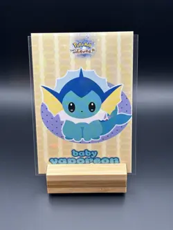 Let's Go Eevee Database Holo Peru Card: Baby Vaporeon - Image 1