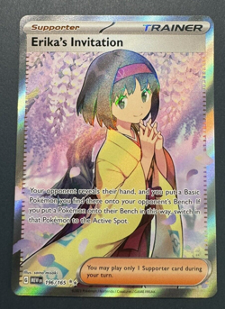 Pokemon Card - Erika's Invitation Scarlet & Violet 151 196/165 Ultra Rare Holo - Image 1