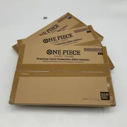Lot of (3) ONE PIECE TCG: PREMIUM CARD COLLECTION 25TH EDITION ENGLISH SEALED - Image 1