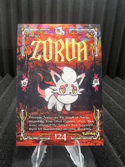Zorua #124 - Cracked Ice Holo - Prisma Trick or Treat Cards - Pokemon - Image 1