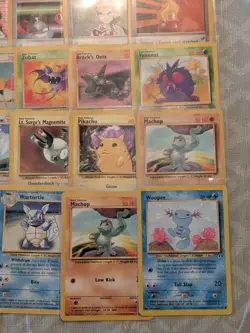 79 Cards WOTC Pokemon Rares Commons/Uncomm Damaged/Heavy Played Card (Lot #176) - Image 2