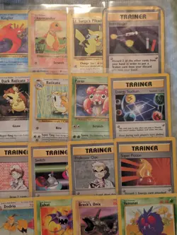 79 Cards WOTC Pokemon Rares Commons/Uncomm Damaged/Heavy Played Card (Lot #176) - Image 3